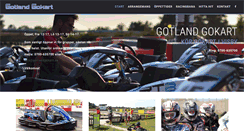 Desktop Screenshot of gotlandgokart.se